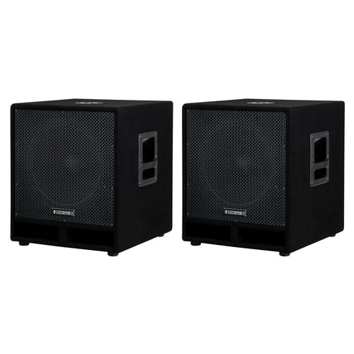 Mcgrey Pas-115 15" Pa Passive Subwoofer La Paire Basse Baffle 1200 Watt