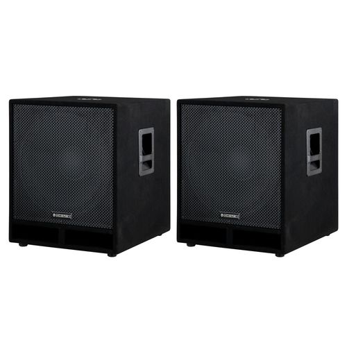 Mcgrey Pas-118 18 Pa Passive Subwoofer La Paire Basse Baffle 1800 Watt