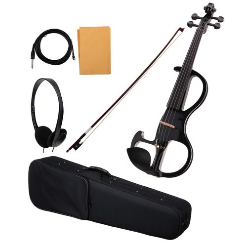Classic Cantabile Ev-90bk 4/4 Violon Électrique Noir