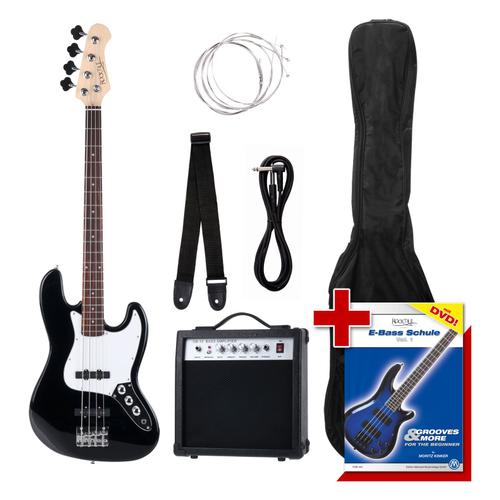 Rocktile Groovers Pack Jb Set Pour Basse Électrique (Black)