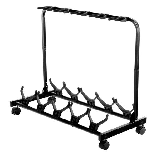 Rocktile Multi Stand 5 Positions Pour Guitares Avec Roulettes Pour Guitares E/A