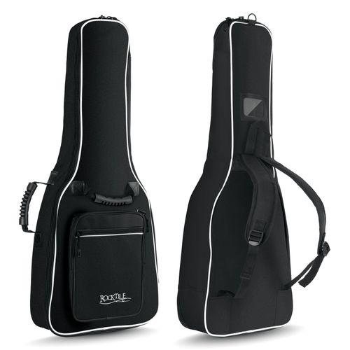 Rocktile Housse Pour Guitare Classique 1/2  Rembourré Avec Bretelles (Noir)