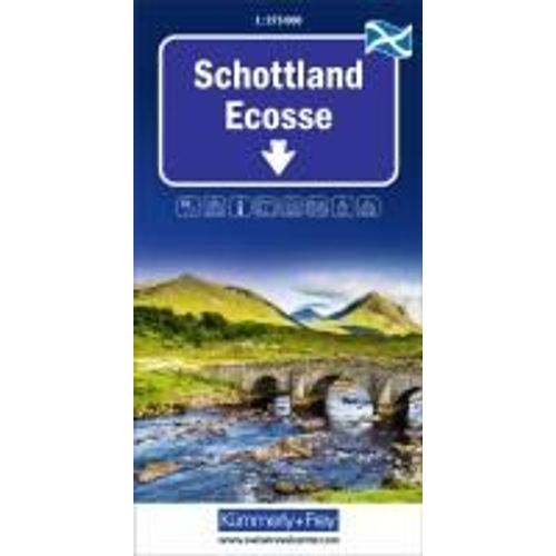 Kümmerly+Frey Regional-Strassenkarte Schottland 1:275.000