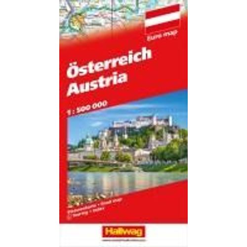 Hallwag Strassenkarte Österreich 1:500.000