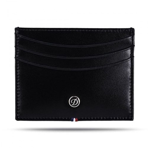 Etui St Dupont Pour Cartes De Crédit Ligne D Elysée Black