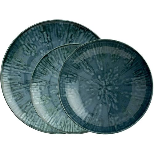Sambonet Arthur Krupp Jeu De 12 Assiettes Fusion Blue