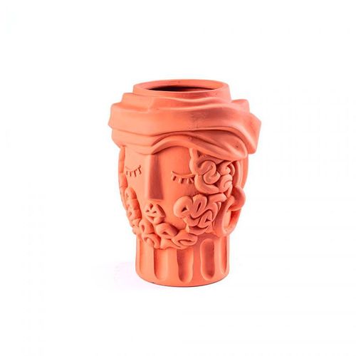 SELETTI Magna Graecia Vase en Terre Cuite Homme