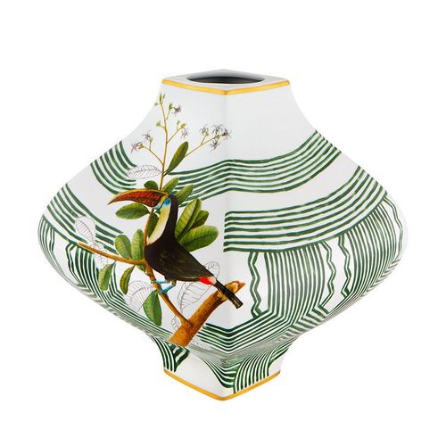 VISTA ALEGRE Amazonia Vase Tucano 30 cm