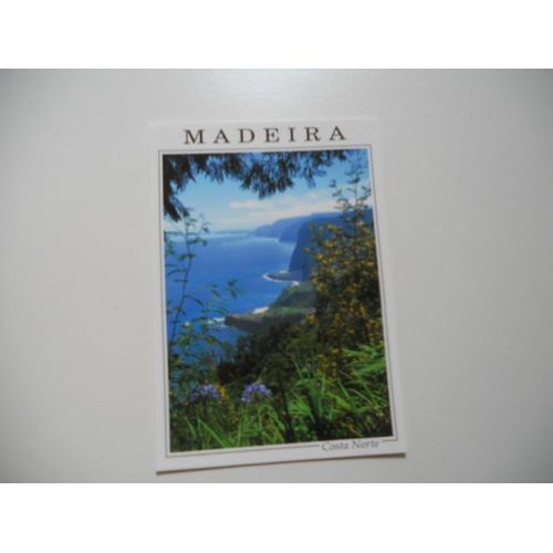 Portugal Carte Couleur Madeira La Cote Nord Vue De Faial En Direction Leste De 2017 Tbe