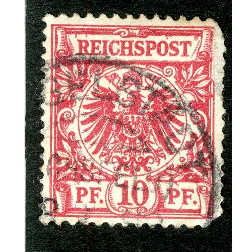 Timbre Oblitéré Reichspost 10 Pf