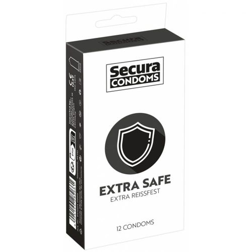 Preservatif Epais Préservatifs Épais En Latex Extra Safe X12 Secura Condoms