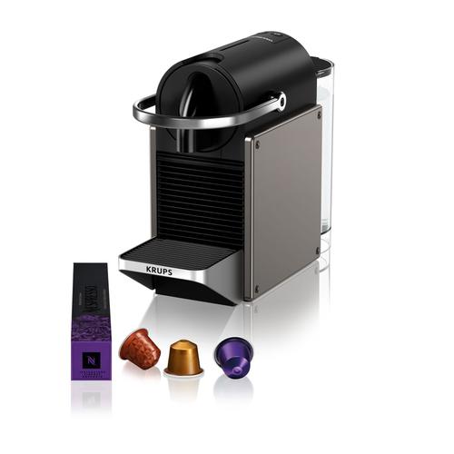 Krups Nespresso Pixie Redesign YY5290FD - Machine à café - titane