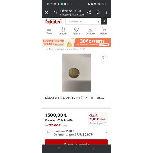 2 Pièce De 2 Euro Létzebuerg 2005 Comme Neuf