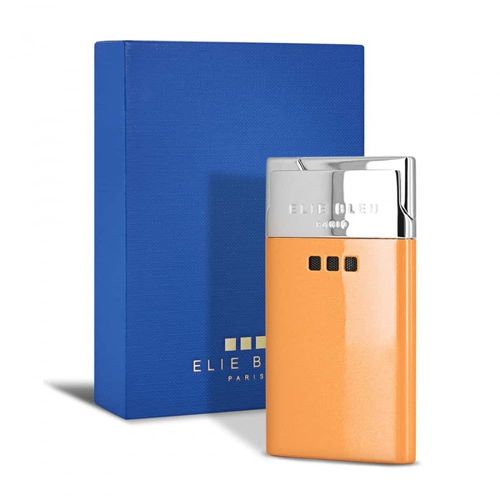 Briquet Cigare Orange Delgado Jet Flame Elie Bleu