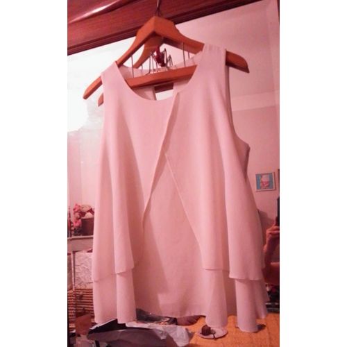 Top Double Voilage Blanc 44 Xxl Mado Et Les Autres.