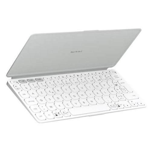 Clavier pour tablette Logitech KEYS-TO-GO 2, CLAVIER BLUETOOTH UNIVERSEL - Gris Pale