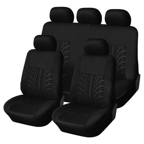 Ensemble De Housses De Siège De Voiture Brodées De Marque,Accessoire Universel Pour Golf 4,Cristaux En C4,Izh 2126,Hyundai Ai 20,Honda - Type Black Full Set