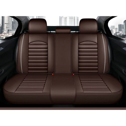 Housses De Siège De Voiture En Cuir Pu,Protecteur De Siège,Hyundai Getz,Accent,Santa Fe,4.3 Son,Elantra,Creta,Veloster,Grand I10,Ioniq I10 - Type Coffee 1pcs Rear