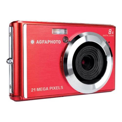 AgfaPhoto DC5200 - Appareil photo numérique - compact - 21.0 MP - 720 p - rouge