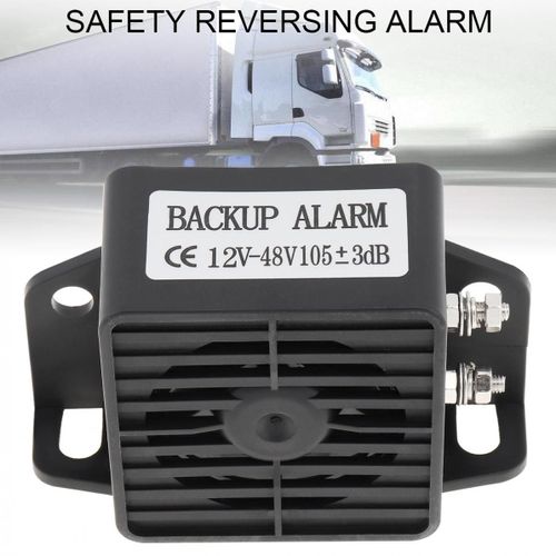 Klaxon D'alarme De Secours Noir Étanche,Accessoires De Haut-Parleur,Auto-Iode,Adapté Pour Moto,Voiture,Véhicule,12v -48v,Springdb