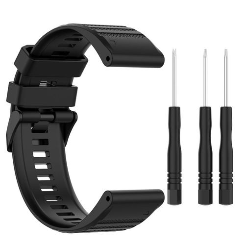 Bracelet De Montre Inf Garmin Fenix 7/6/5 Noir
