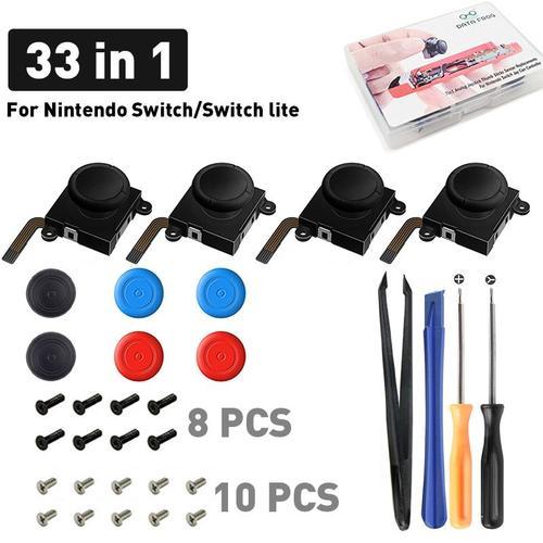 Manette De Jeu Analogique 3d De 27 En 1,Module De Capteur De Joypad Oled Pour Console Nintendo Switch Lite - Type 33 In 1