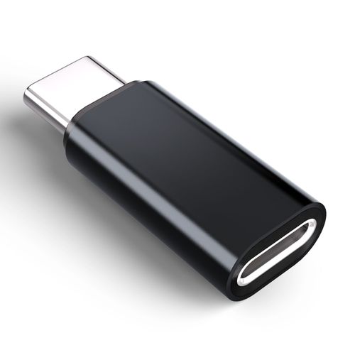 Adaptateur Lightning (femelle) vers USB-C (mâle) Le noir