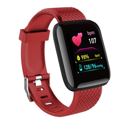Montre Connectée Série 6 Pour Enfants,Moniteur De Fréquence Cardiaque,De Pression Artérielle Et D'activité Physique,Étanche - Type Rouge
