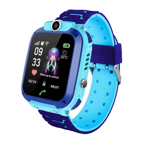 Montre Connectée Epicard Pour Enfants,Montre Intelligente Anti-Perte Pour Garçons Et Filles,Positionnement Étanche,Traqueur Gps,Horloge,Appel Téléphonique Pour Enfants - Type Bleu