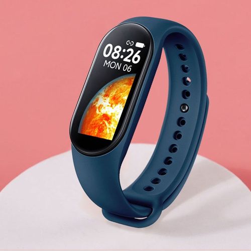 Montre Connectée M7 Pour Enfants,Étanche,Pour Garçons Et Filles,Avec Moniteur D'activité Physique,Pour Xiaomi - Type Bleu