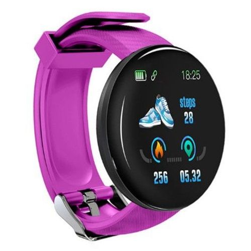 Montre Connectée Pour Enfants,Hommes,Femmes,Led,Écran Tactile,Étanche,D18 - Type Violet