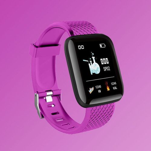 Montre Connectée Pour Enfants,Moniteur D'activité Physique,De Fréquence Cardiaque Et De Sang,Pour Garçons Et Filles,Y68 - Type Violet