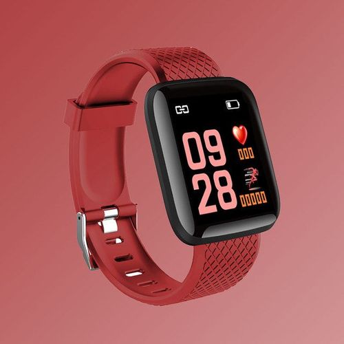 Montre Connectée Pour Enfants,Moniteur D'activité Physique,De Fréquence Cardiaque Et De Sang,Pour Garçons Et Filles,Y68 - Type Rouge