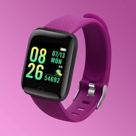 Montre Intelligente De Fitness Pour Enfants,Montre Intelligente Pour Enfants,Horloge Intelligente Pour Filles Et Garçons,Suivi De La Condition Physique Étanche Pour Étudiants,Montres - Type Violet