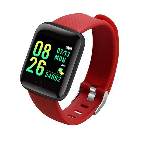 Montre Connectée De Sport Pour Enfants,Étanche,Électronique Numérique,Pour Garçons Et Filles,Écoliers De 10 À 15 Ans - Type Rouge