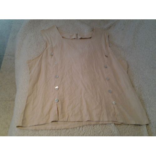 Haut Écru / Xl Tissu Léger (Lin)