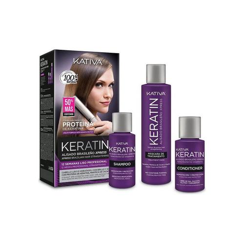 Kativa Keratin Lissage Brésilien Xpress Coffret 3 Produits 2020 