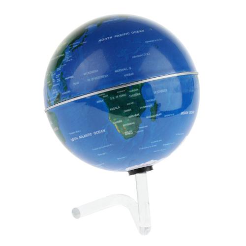 Terre Globe Science Atlas Géographie Monde Globe Jouets Pour La Décoration De La Salle D'étude Dia 10.5cm Bleu