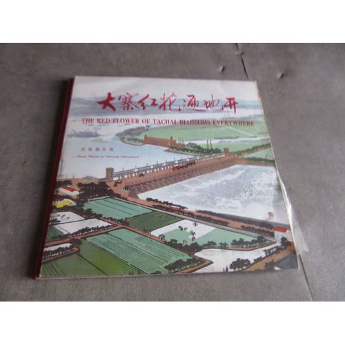 25 Cm The Red Flower Of Tachai Blossoms Everywhere Played National Instruments Folk Chinesse Ref M 1019 Chine