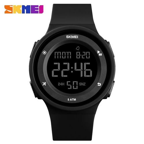 Skmei-Montre-Bracelet Numérique Étanche Pour Enfants,Montre De Sport Chronographe Simple,Montres Électroniques,Cadeau Pour Enfants,Marque,1445 - Type Black