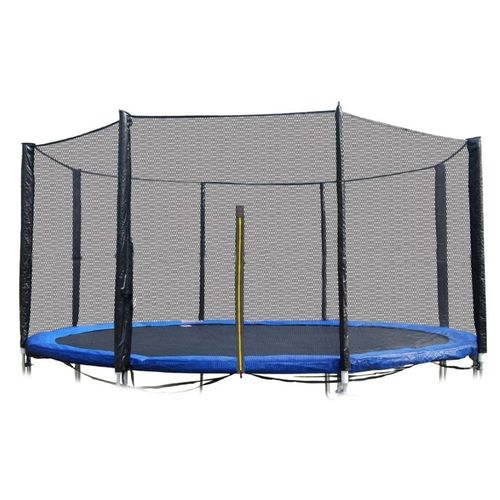 Universal Trampoline Net 12ft, 8 Poles, Waterproof Pe