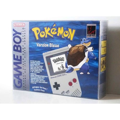 Pack Custom Gameboy Pokemon Bleu