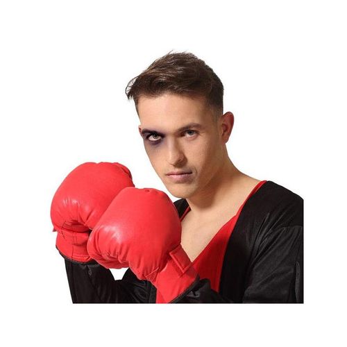 Gants De Boxe Rouge (Taille Unique Adulte)