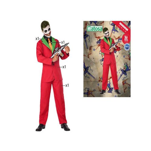 Déguisement Pour Adultes Clown Joker Rouge