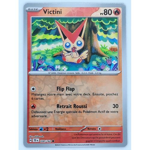 Victini Reverse - Pokémon - Set Forces Temporelles - 030/162 - Ev05 - Française - Très Bon État