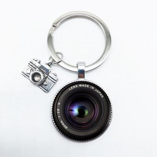 5 -Populaire porte clés caméra pendentif avec objectif reflex photographe reflex passionné porte clés personnalité bijoux cadeau ent