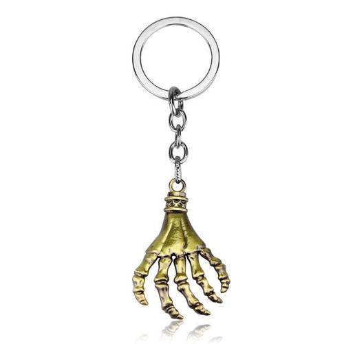 bronze -La marche morte métal Negan Lucille Mini Baseball batte balle pendentif porte clés accessoires femmes hommes bijoux