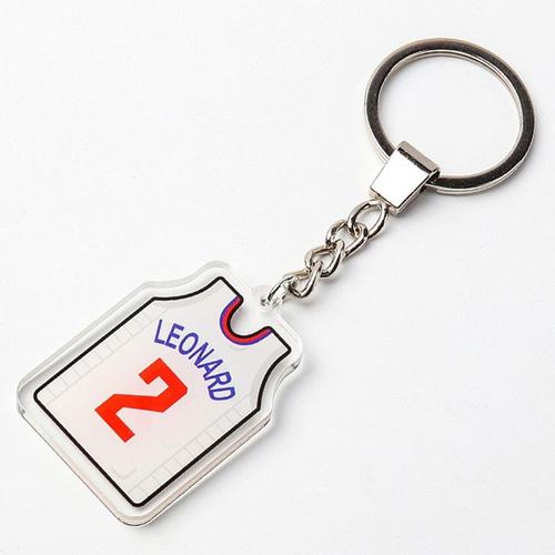 Leonard2 -Créatif Jersey porte clés pendentif porte clés cadeau basket ball Fan bijoux basket ball amant bibelot cadeau