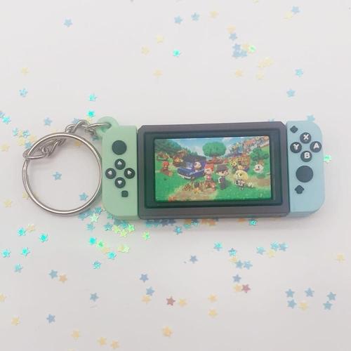 B4 -PVC dessin animé jeu contrôleur porte clés mignon manette petit ami Joystick porte clés hommes garçon sac pendentif cadeau porte