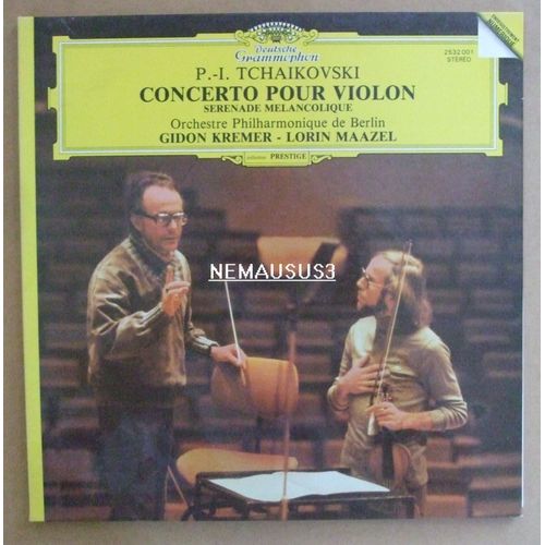 Concerto Pour Violon - Serenade Melancolique